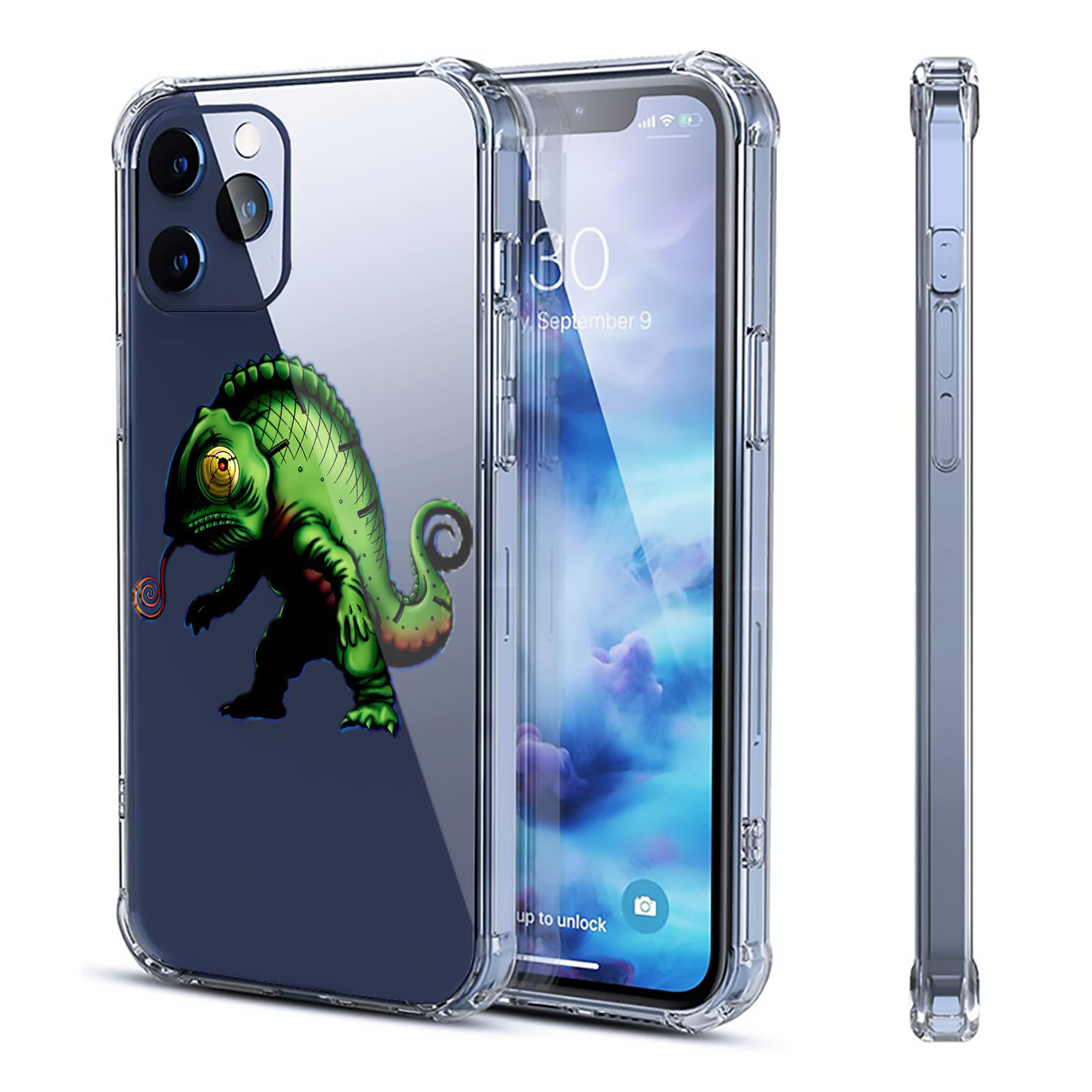 （画像用） 遊☆戯☆王 Yu-Gi-Oh! 【iPhone 12シリーズ対応】透明スマホケース（クリアソフトケース）
